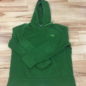 The North Face pull over microfleece hoodie